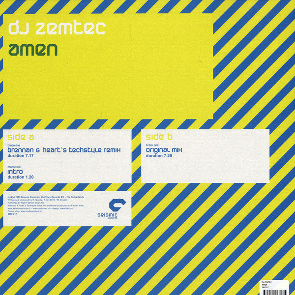 DJ Zemtec : Amen (12")