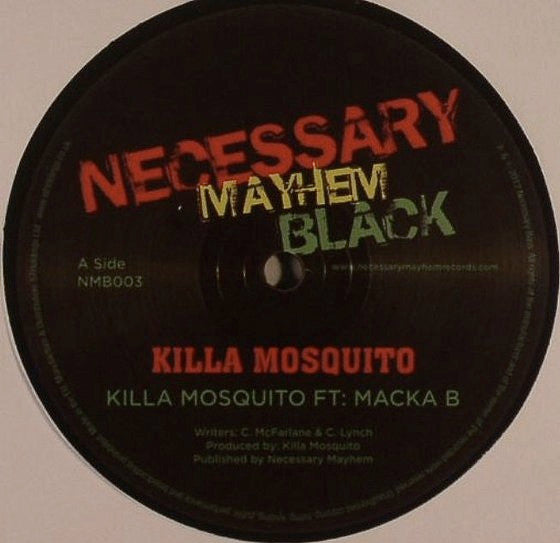 Killa Mosquito Ft: Macka B : Killa Mosquito / Computer Dub (12")