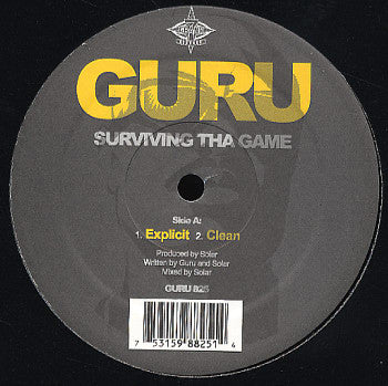 Guru : Surviving Tha Game (12")