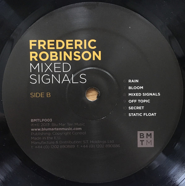 Frederic Robinson : Mixed Signals (LP, Album, Ltd)