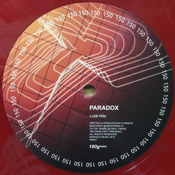 Paradox : Jupiter 89 / I Led You (12", S/Edition, Red)