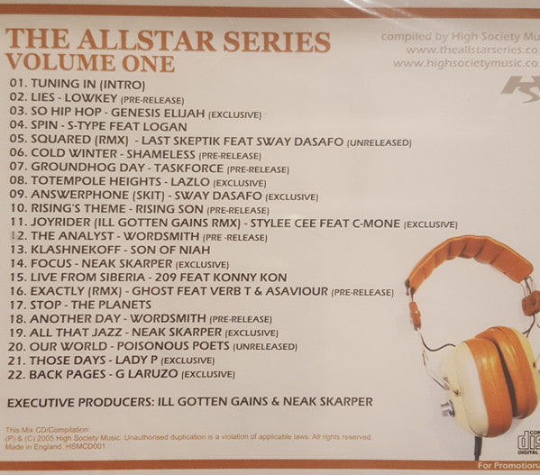 Various : The Allstar Series Volume One (CD)