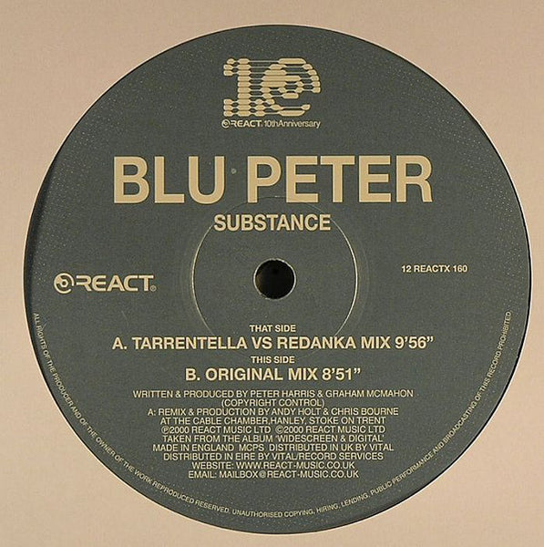 Blu Peter : Substance (12")