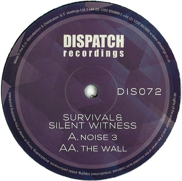 Survival & Silent Witness : Noise 3 / The Wall (12")