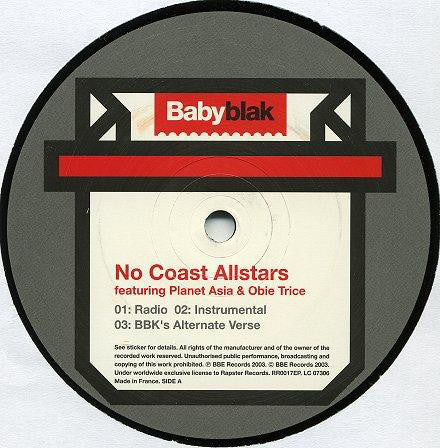 Baby Blak : No Coast Allstars / Economix (12")