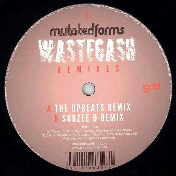 Mutated Forms : Wastegash (Remixes) (12")