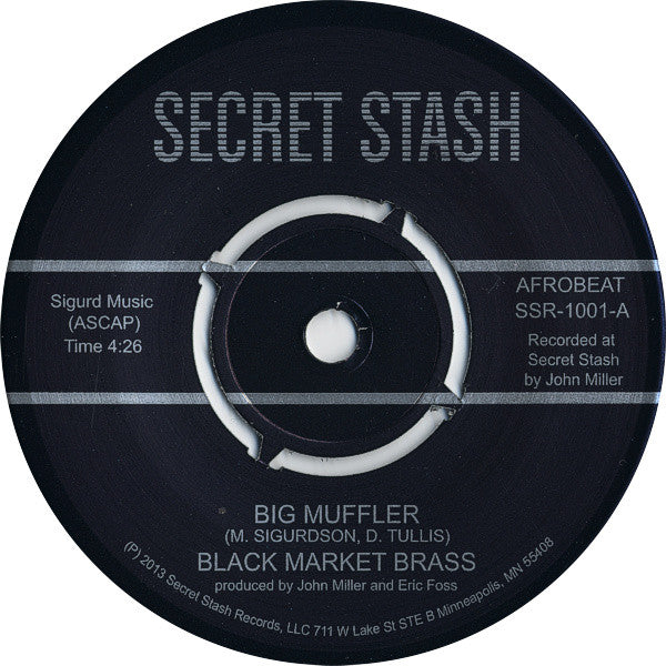 Black Market Brass : Big Muffler / Snake Oil Man (7", Single)