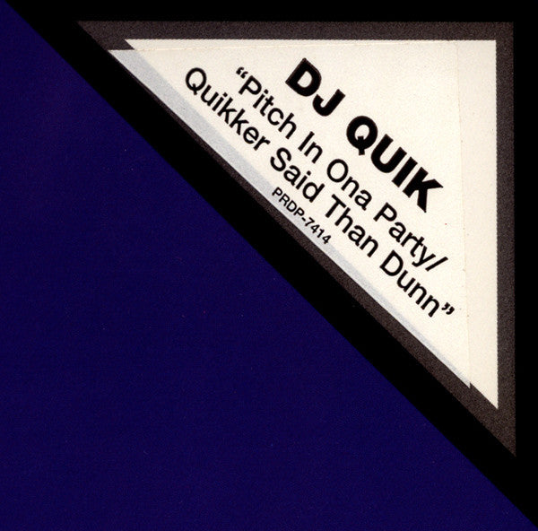 DJ Quik : Pitch In Ona Party (12", Promo)