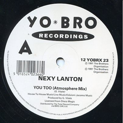 Nexy Lanton : You Too (12")