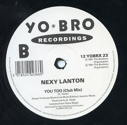Nexy Lanton : You Too (12")