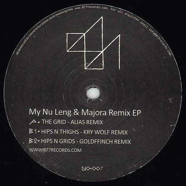 My Nu Leng & Majora : Remix EP (12", EP)