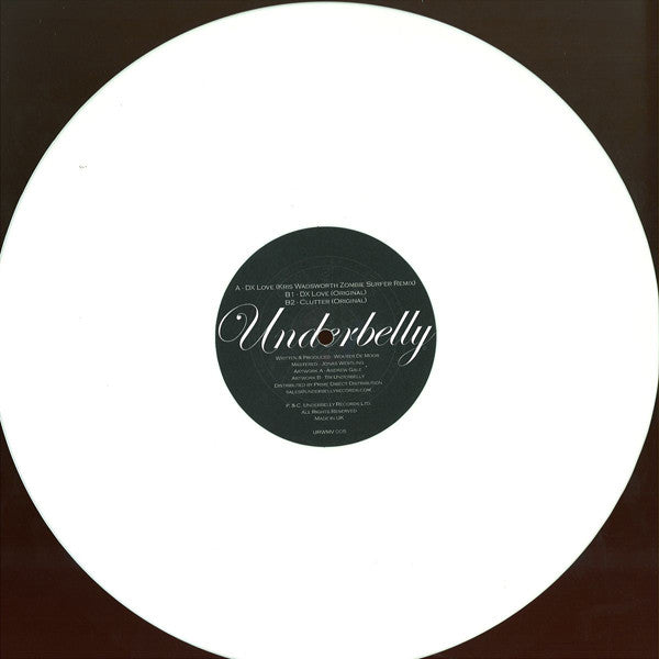 Wouter De Moor : DX Love (12", Whi)