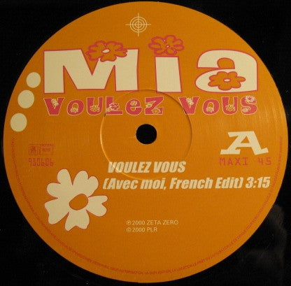 Mía : Voulez Vous (12", Single)
