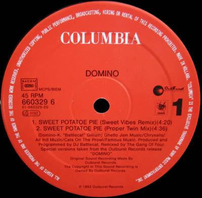 Domino : Sweet Potatoe Pie (Remixes) (12")