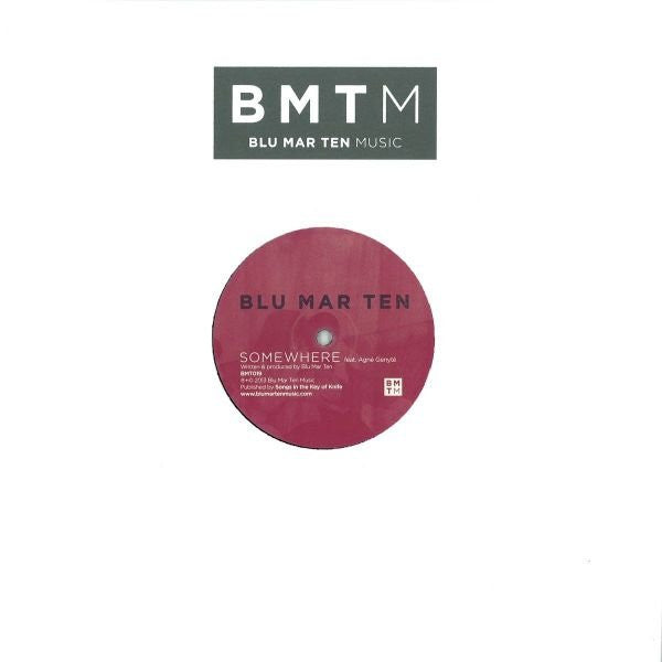 Blu Mar Ten : Somewhere / Half The Sky (12")