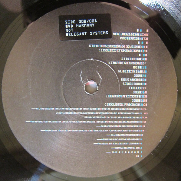 Kirk DeGiorgio / Elegy : EP 4 (12", EP)