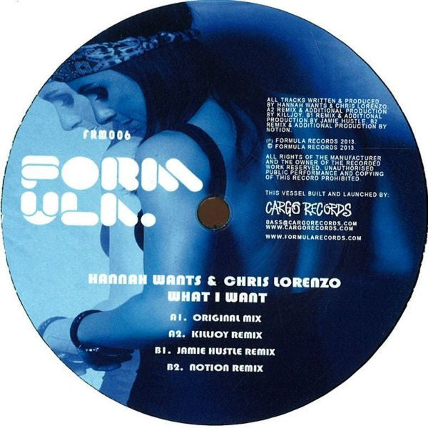Hannah Wants & Chris Lorenzo : What I Want (12")