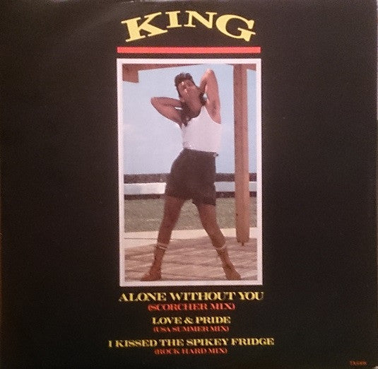 King : Alone Without You (Scorcher Mix) (12", Wit)