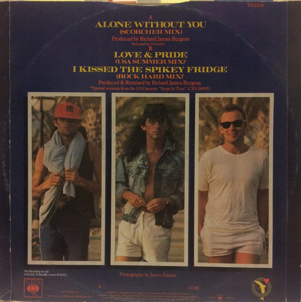 King : Alone Without You (Scorcher Mix) (12", Wit)