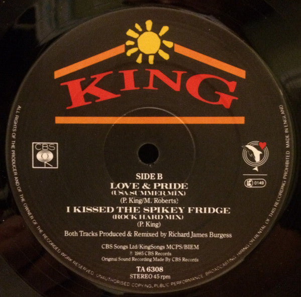 King : Alone Without You (Scorcher Mix) (12", Wit)