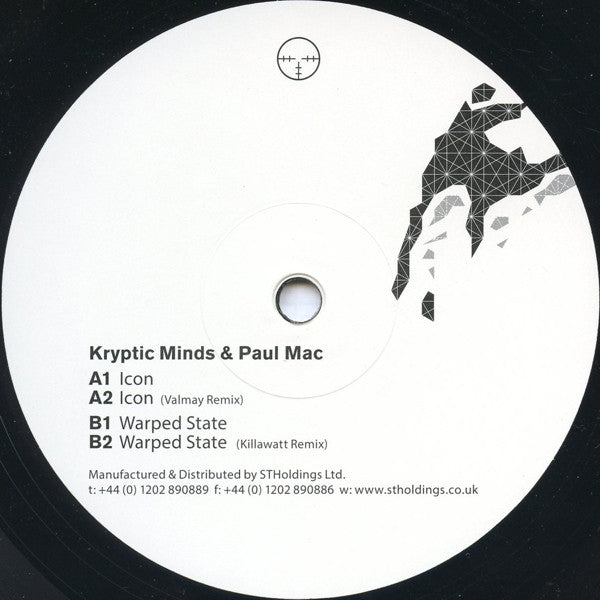 Kryptic Minds & Paul Mac : Icon / Warped State (12")