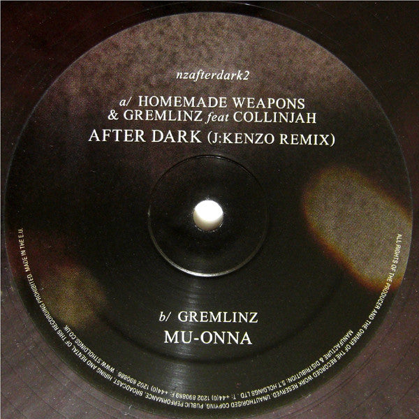 Homemade Weapons & Gremlinz : After Dark EP (12", Tau)