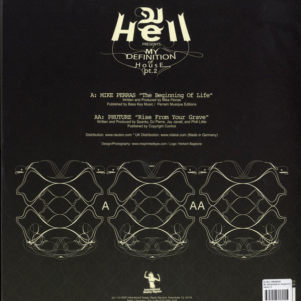 Hell : My Definition Of House Pt. 2 (12")