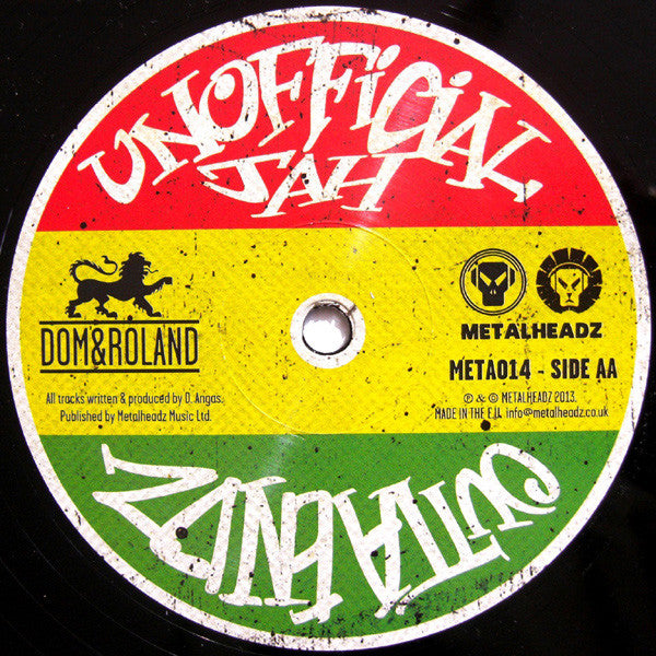 Dom & Roland : Unofficial Jah / Outta Endz (12")