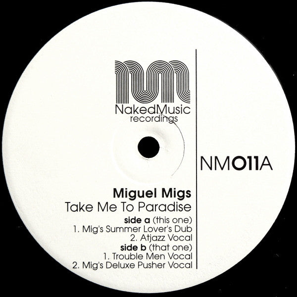 Miguel Migs : Take Me To Paradise (12")