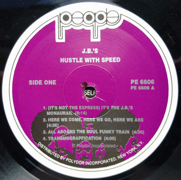The J.B.'s : Hustle With Speed (LP, Album, RE)