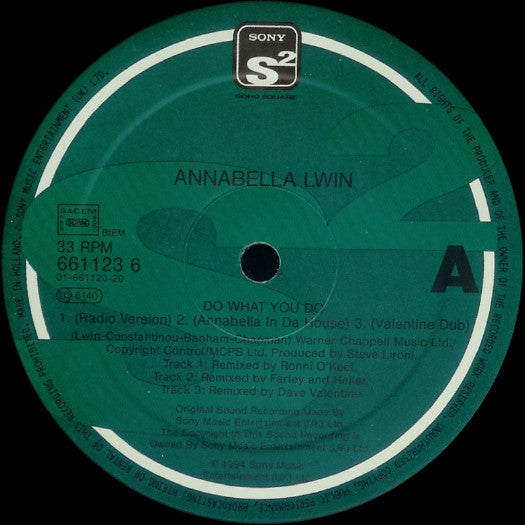 Annabella Lwin : Do What You Do (12")