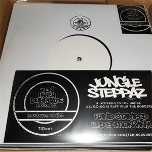 Jungle Steppaz : Worries In The Dance (10", Ltd, Num, Sta)