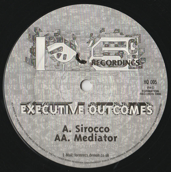 Executive Outcomes : Sirocco / Mediator (12")