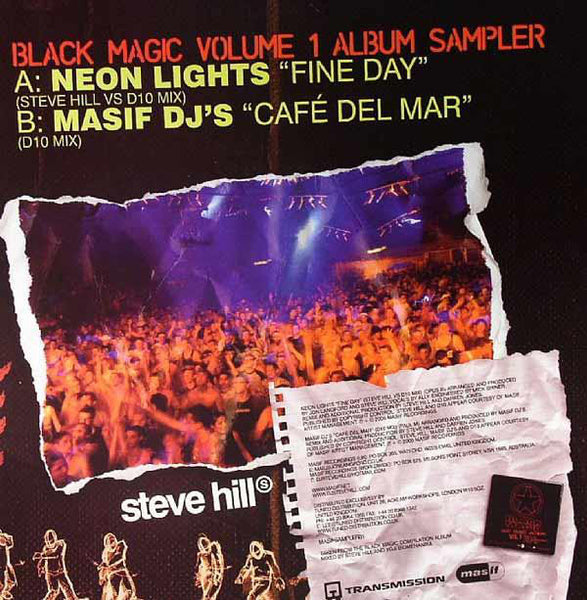 Neon Lights / Masif DJ's : Black Magic Album Sampler (Volume 1) (12", Smplr)