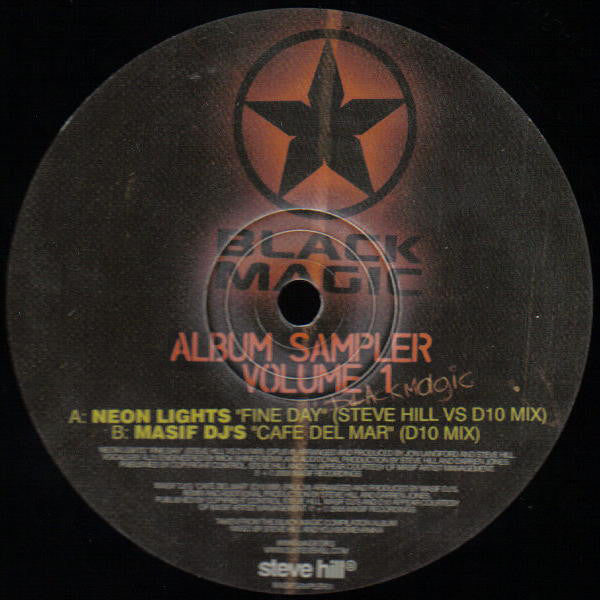 Neon Lights / Masif DJ's : Black Magic Album Sampler (Volume 1) (12", Smplr)
