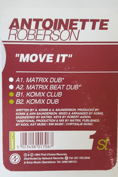 Antoinette Roberson : Move It (12", W/Lbl)