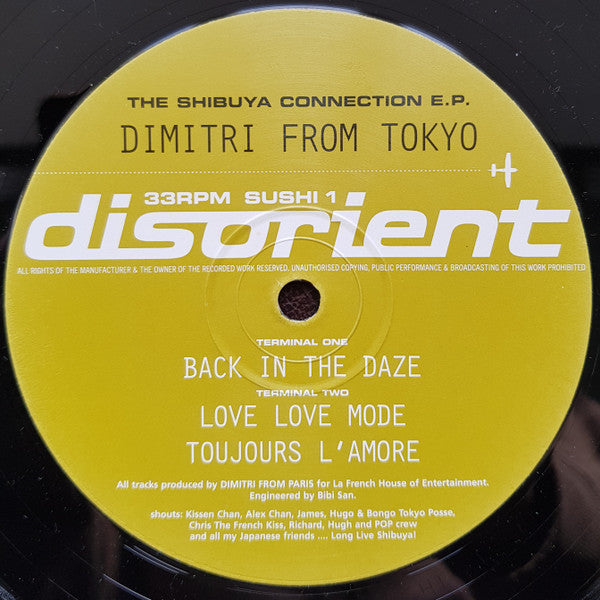 Dimitri From Paris : The Shibuya Connection E.P. (12", EP)