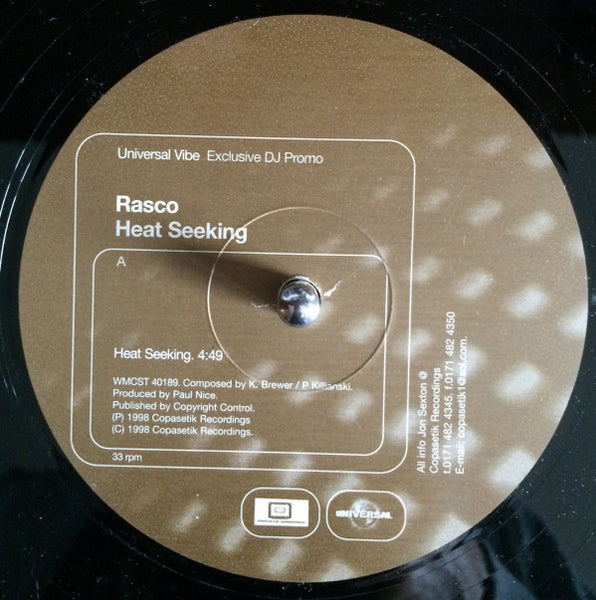 Rasco : Heat Seeking (12", Promo)