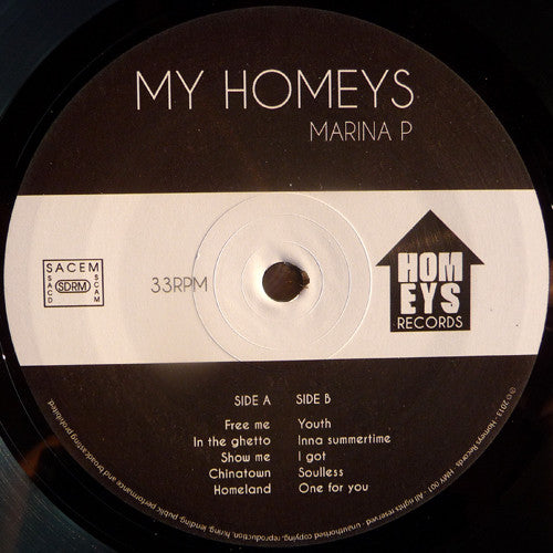 Marina P : My Homeys (LP, Album)
