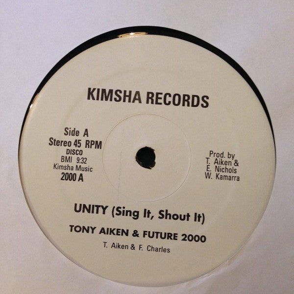 Tony Aiken & Future 2000 : Unity, Sing It, Shout It (LP, RE)