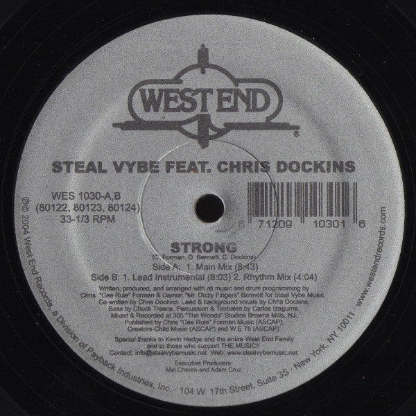 Steal Vybe Feat. Chris Dockins : Strong (12")