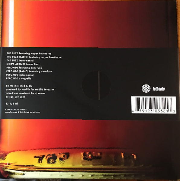 M.E.D. (2), Blu (2), Madlib : The Buzz (12", EP)