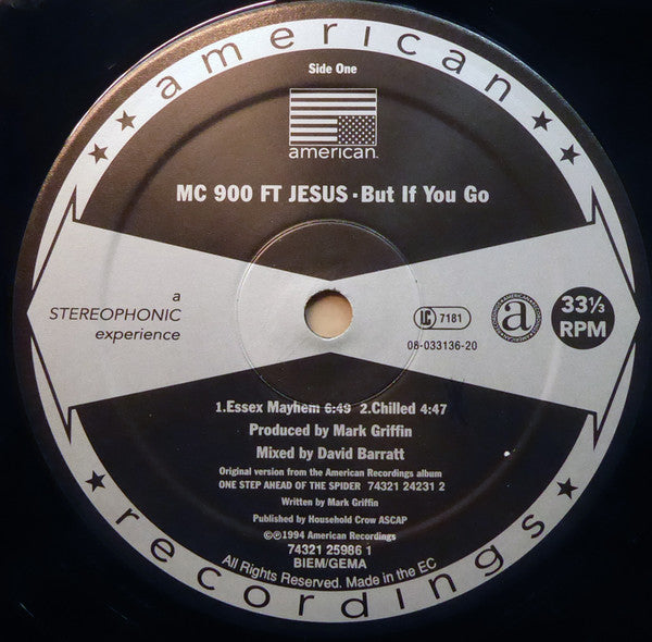 MC 900 Ft Jesus : But If You Go (12", Maxi)