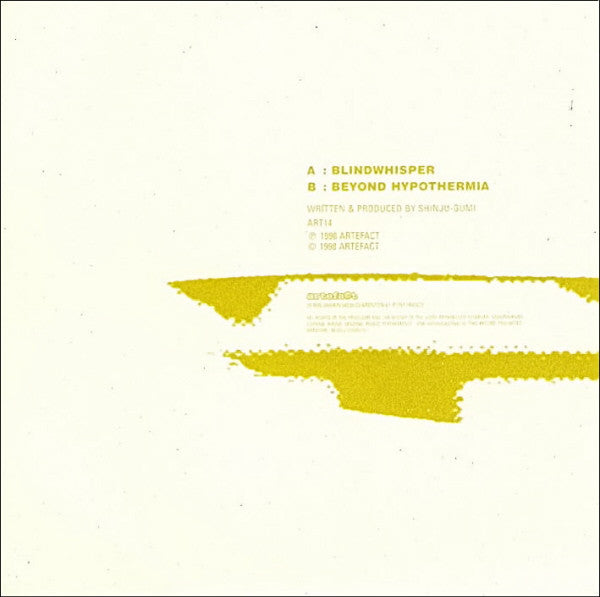 Shinju Gumi : Blindwhisper / Beyond Hypothermia (7")
