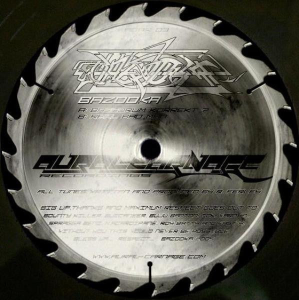 Bazooka : Bassdrum Korrekt ? / Real Bad Man (12", EP)