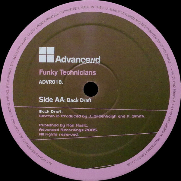 Funky Technicians : Desperate Housewives / Back Draft (12")