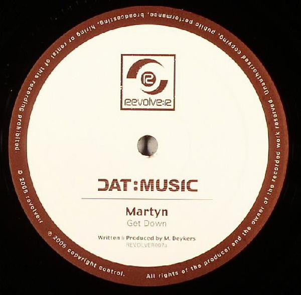 Martyn : Get Down / Black Lies (12")