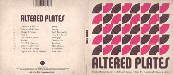 Various : Altered Plates (CD, Comp)