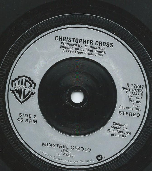 Christopher Cross : Arthur's Theme (Best That You Can Do) (7", Inj)