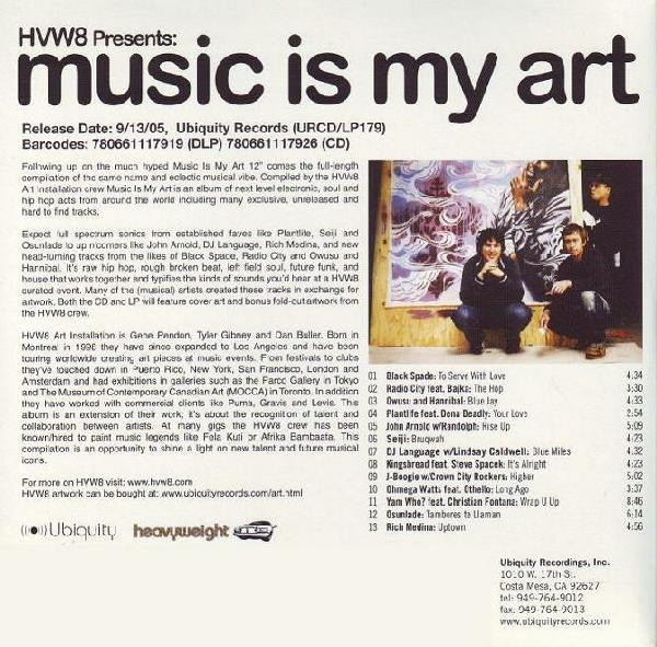 Various : HVW8 Presents: Music Is My Art (CD, Comp)